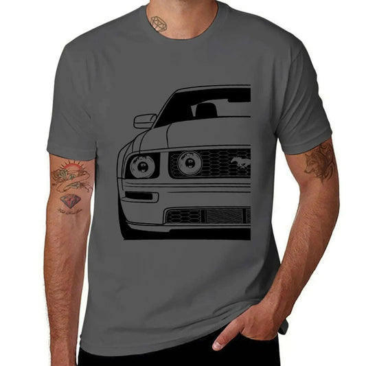 Ford Mustang Inspired Graphic Oversized T-Shirt Koala Sydney
