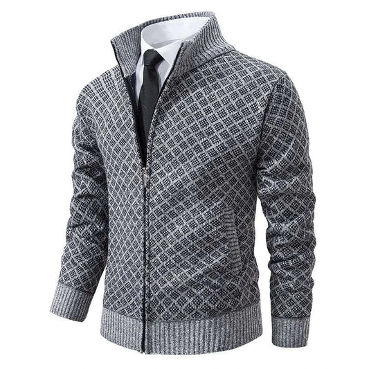 Wool-Blend Zip Cardigan Sweater Koala Sydney