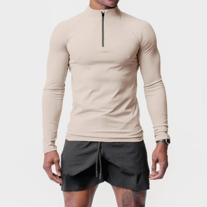 Sports Casual Quick-drying Workout Clothes Men's Running Long Sleeve T-shirt