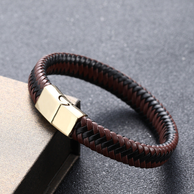 Men's Vintage Handmade Leather Bracelet