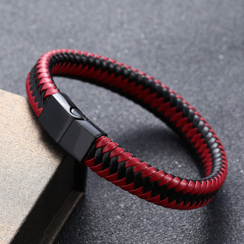 Men's Vintage Handmade Leather Bracelet