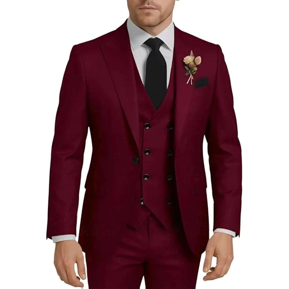 Men's 3 Piece Slim Fit Suit Set Koala Sydney 