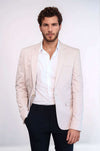 3 pocket Single Button Cotton Grey Jacket-Wessi
