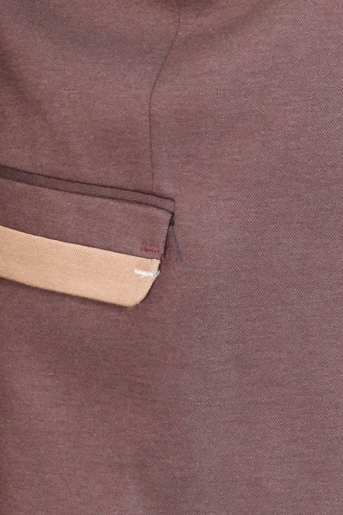 Modeled Slim Fit Brown Blazer - Wessi