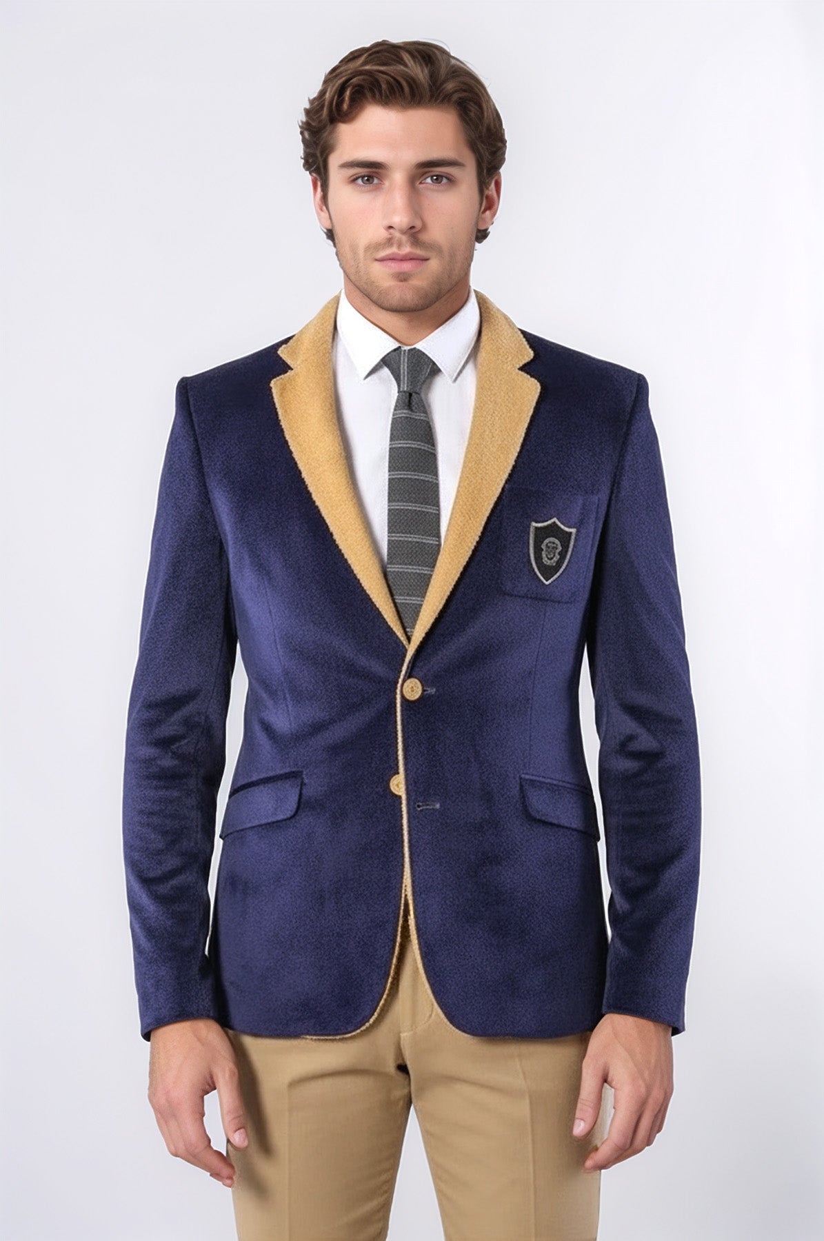 Purple Velvet Men's Jacket | Wessi