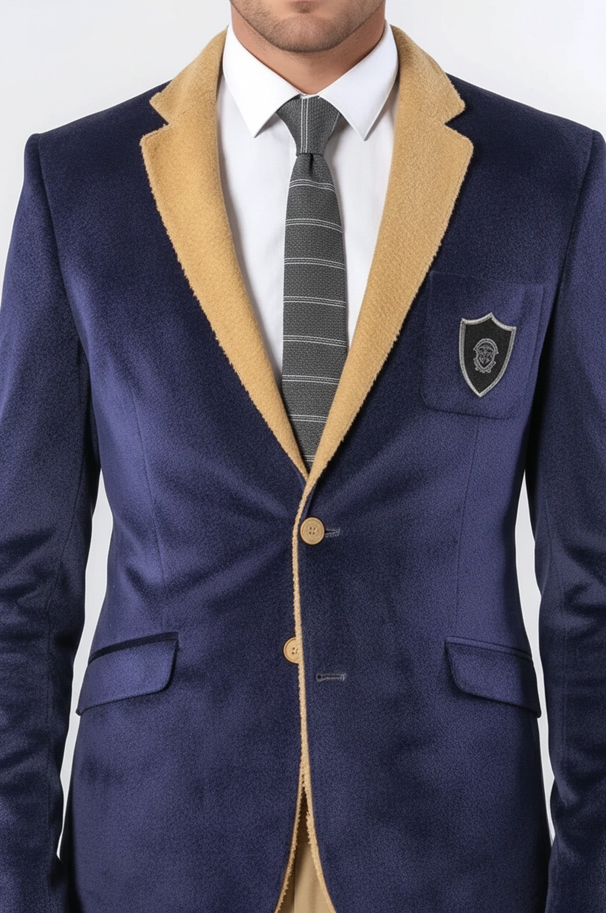 Purple Velvet Men's Jacket | Wessi