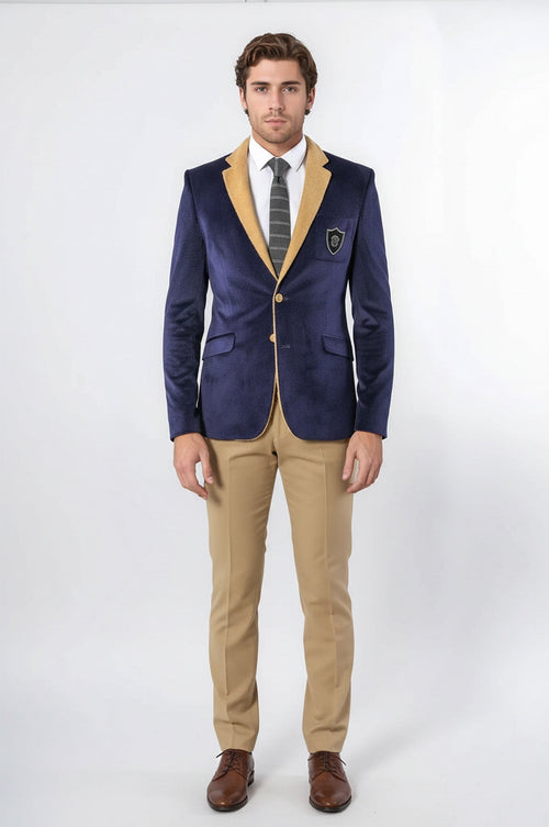 Purple Velvet Men's Jacket | Wessi