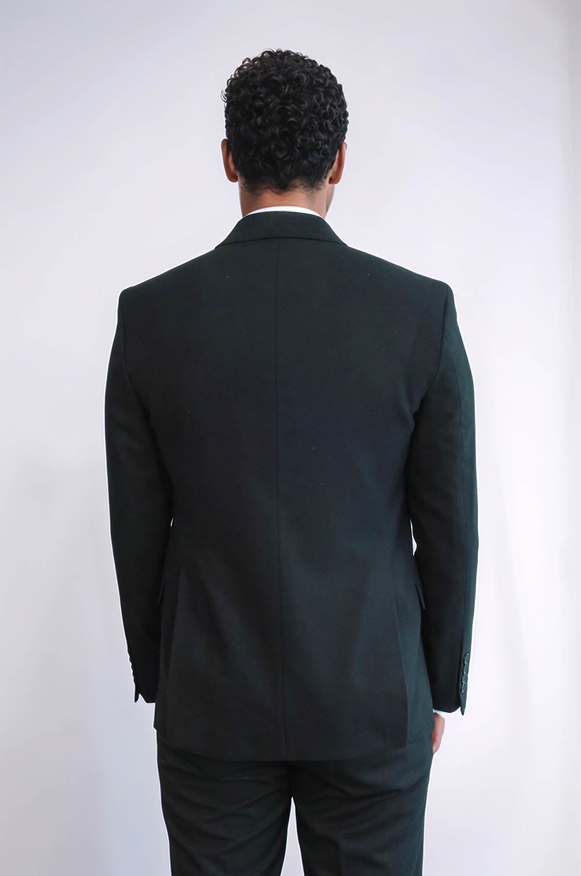 Plain Slim Fit Sport Black Men Blazer - Wessi