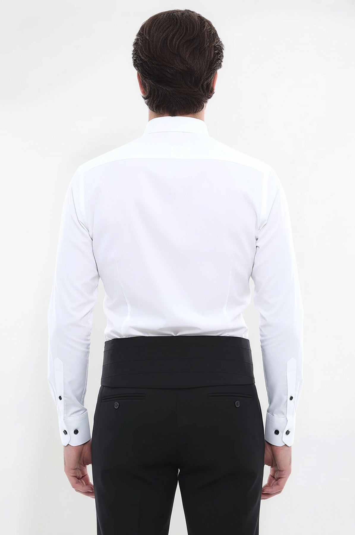 Cream Tuxedo Shirt - Wessi