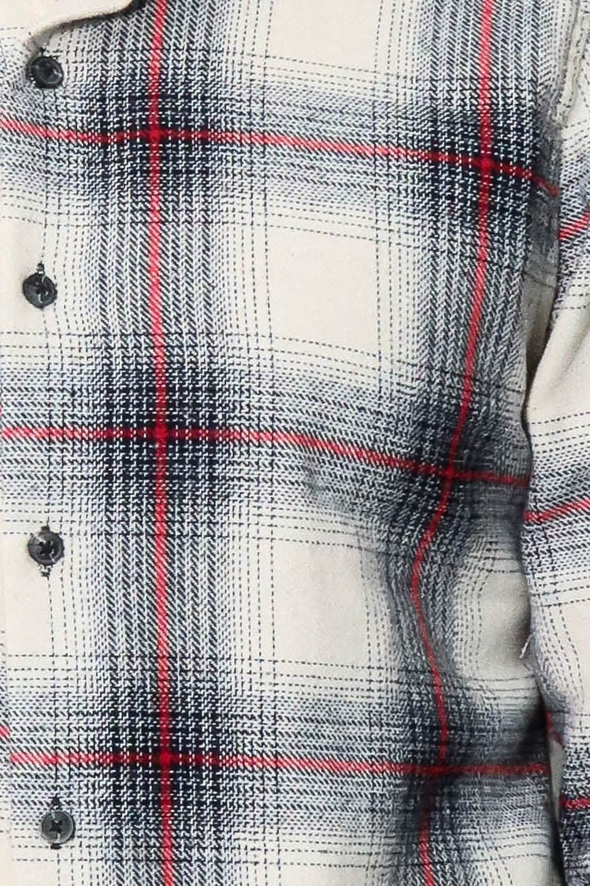 Thick Checked Grey Men Lumberjack Shirt - Wessi