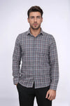 Checked Grey Men Lumberjack Shirt - Wessi