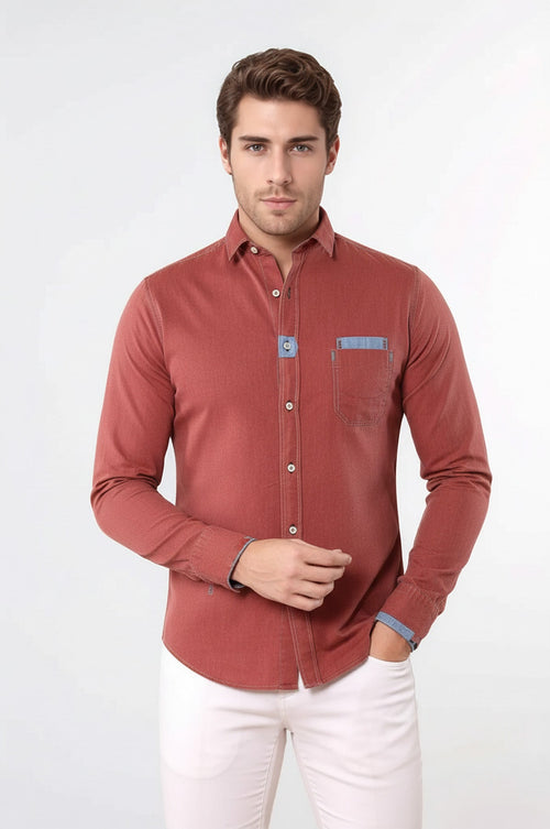 Light Burgundy Shirt - Wessi