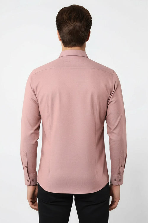 Dot Patterned Brown Shirt | Wessi - Wessi