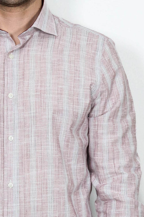 Light Red Checked Shirt - Wessi