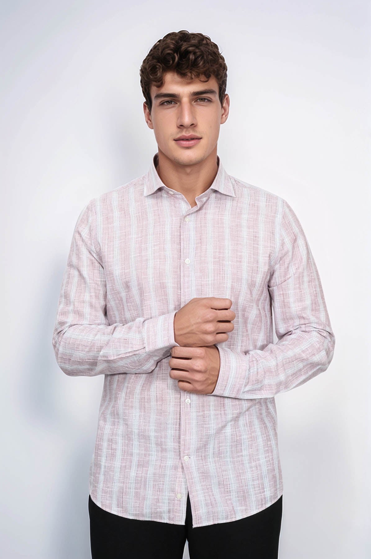 Light Red Checked Shirt - Wessi