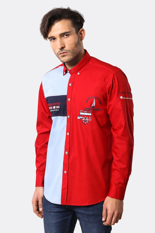 Cruise Yachting Crested Red-White Shirt-Wessi