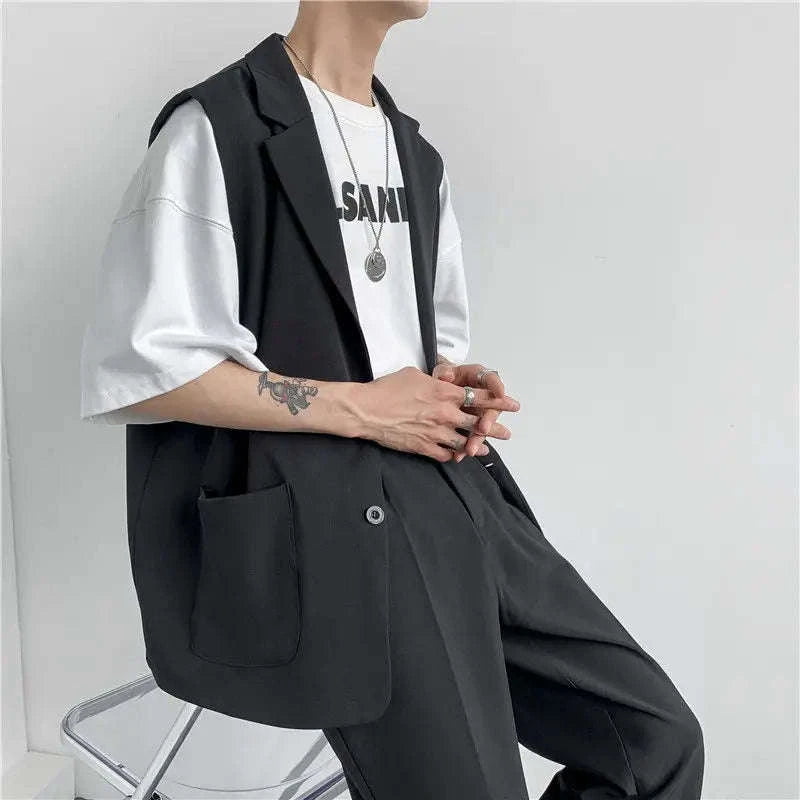 Men's Modern Relaxed Fit Suit Vest Koala Sydney 
