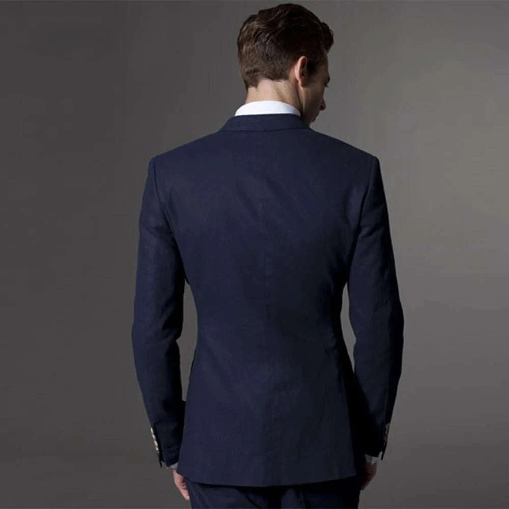 Tailored Men's Light Navy Blue Wedding Suit Koala Sydney 