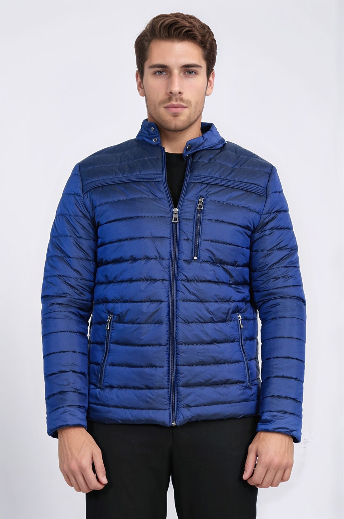 Sax Blue Down Men Coat - Wessi