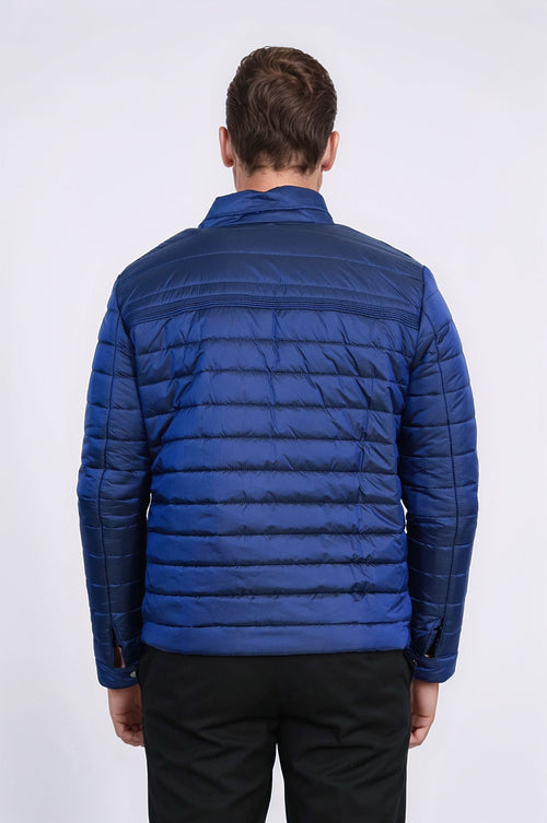 Sax Blue Down Men Coat - Wessi