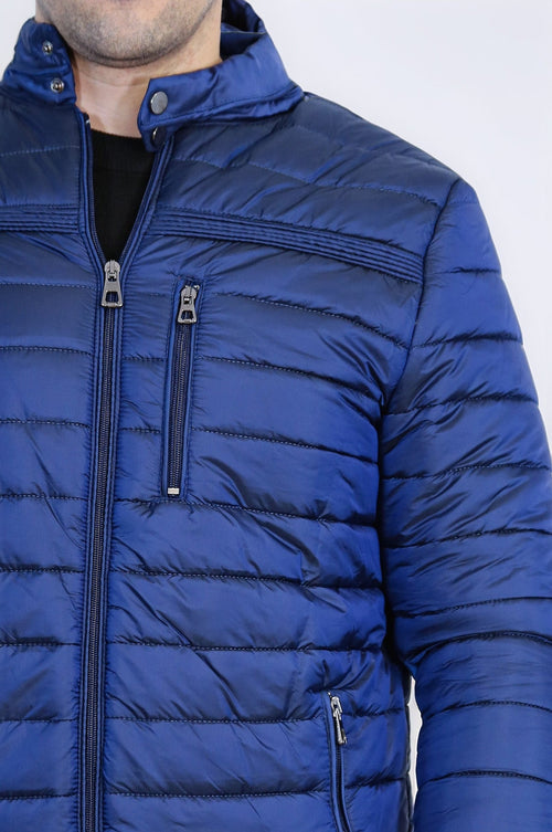 Sax Blue Down Men Coat - Wessi