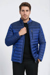 Sax Blue Down Men Coat - Wessi