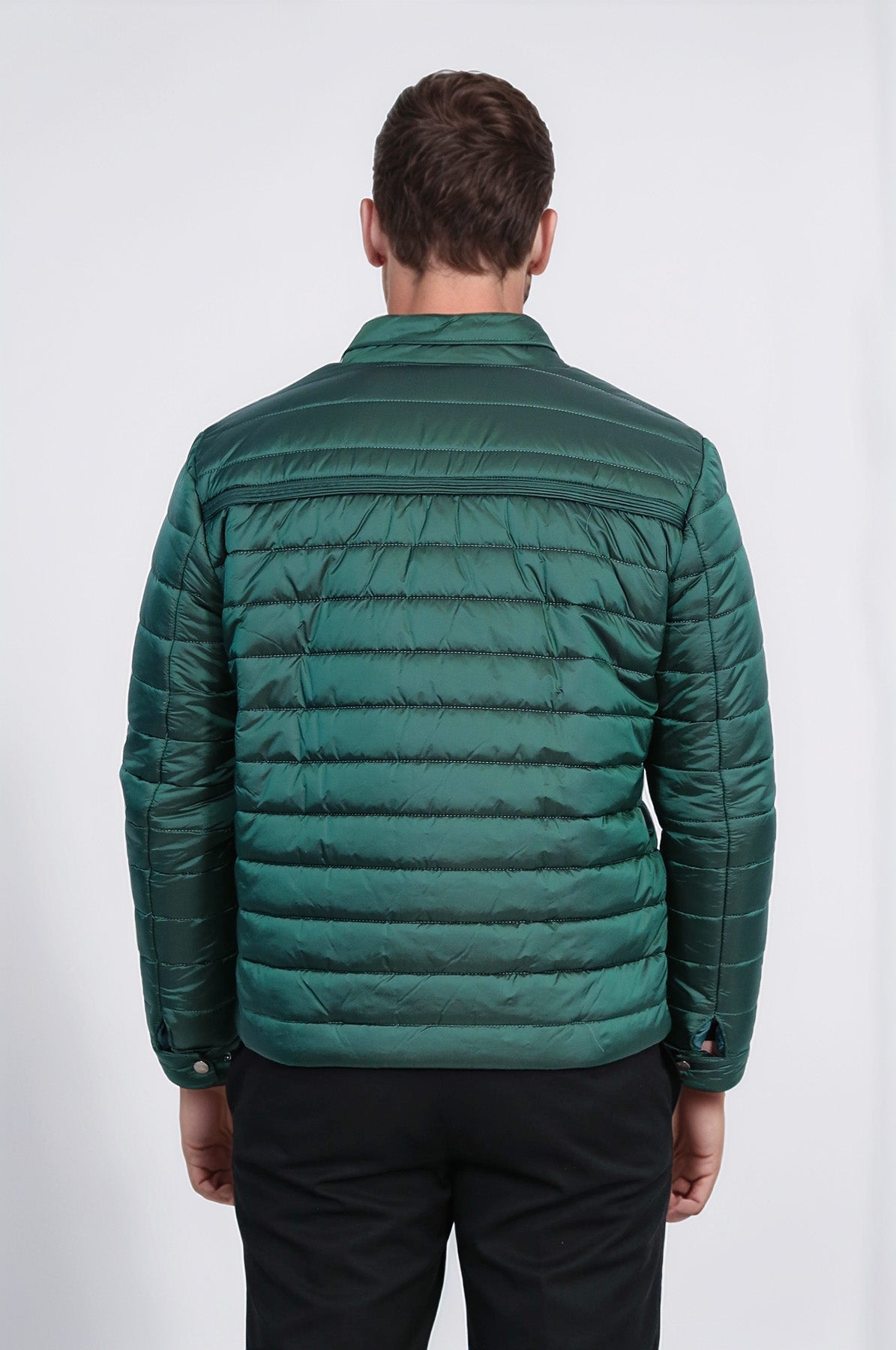 Green Down Men Coat - Wessi