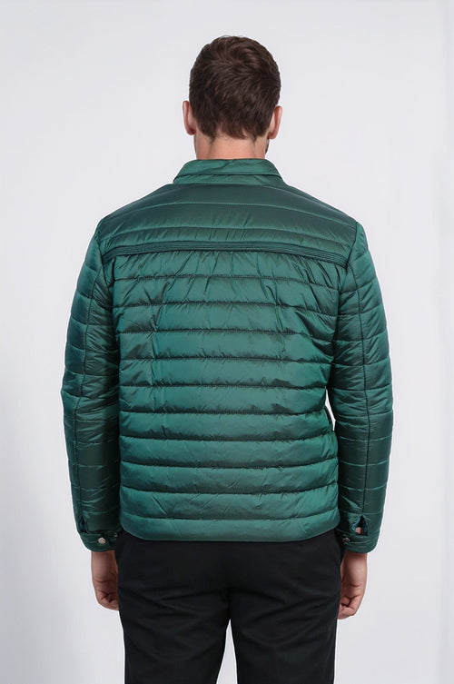 Green Down Men Coat - Wessi