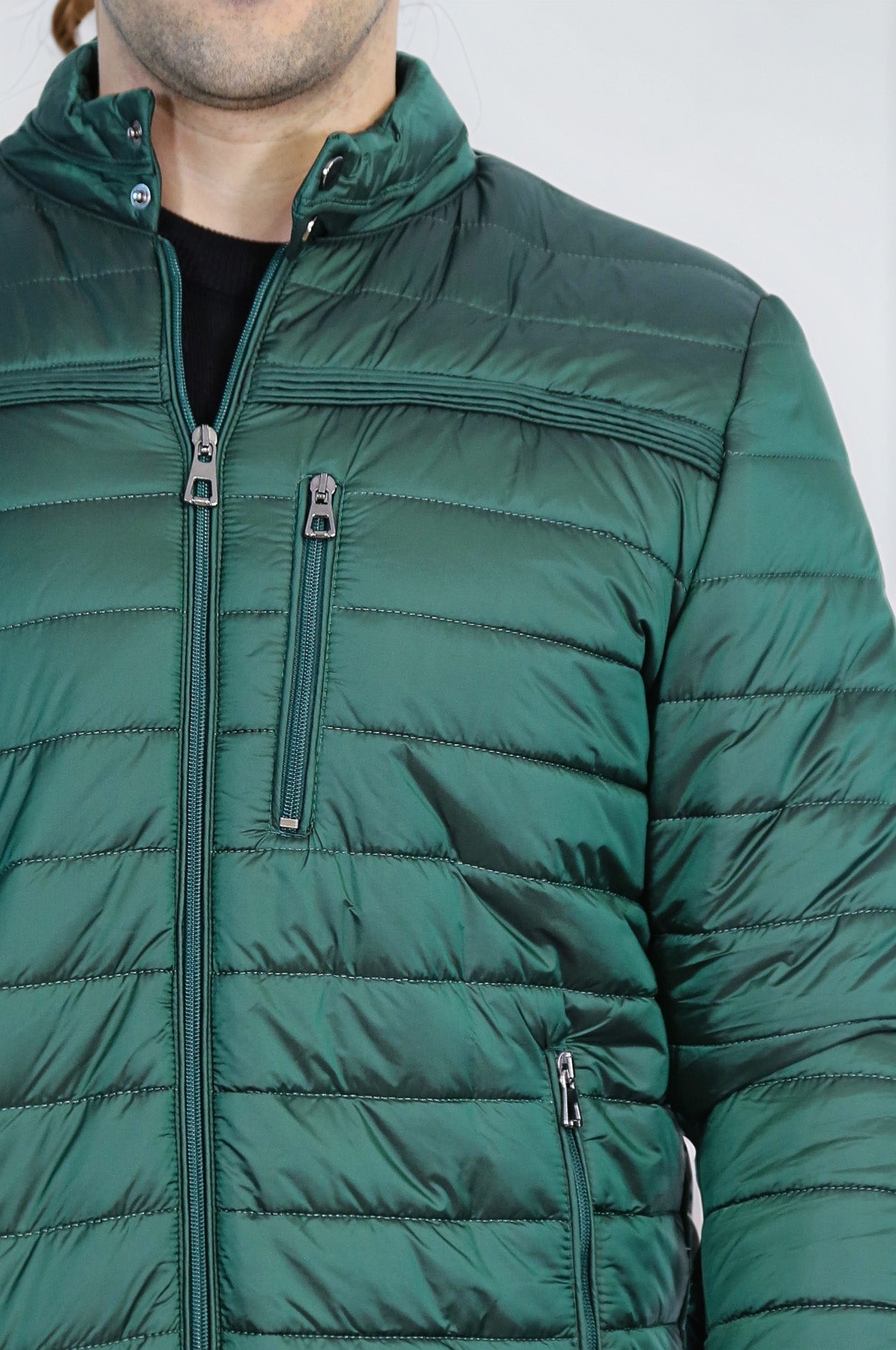 Green Down Men Coat - Wessi