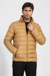 Camel Short Men Down Jacket - Wessi