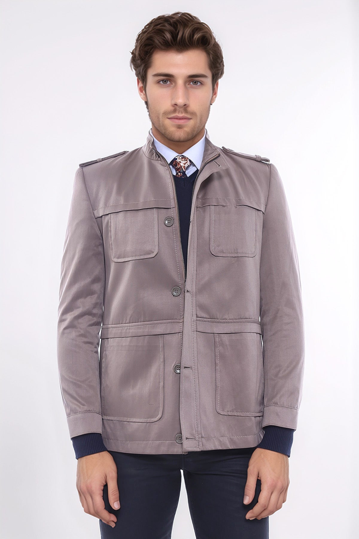 Men's Beige Trench Coat | Wessi