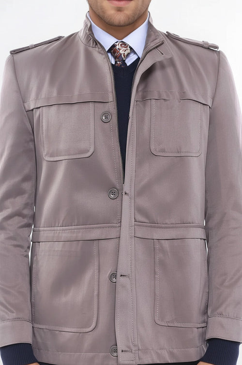 Men's Beige Trench Coat | Wessi