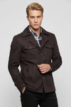 4 Buttons Brown Coat - Wessi