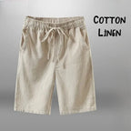 Men’s Cotton Linen Casual Shorts