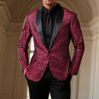 New Men's New Jacquard Blazer Wedding Banquet Performance Dress Jacket Blazer Koala Sydney 