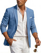 Men's Casual Linen Blazer
