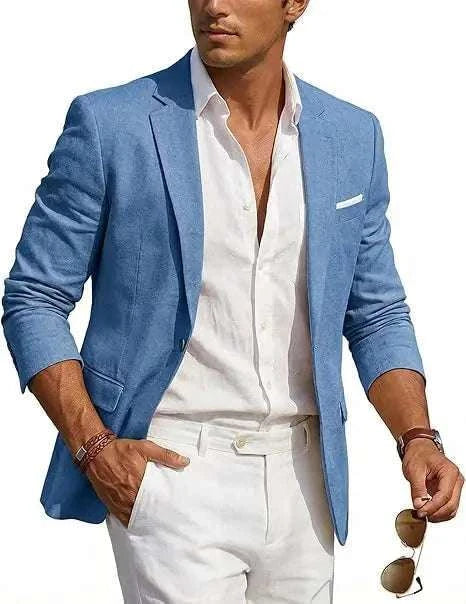 Men's Casual Linen Blazer Koala Sydney 