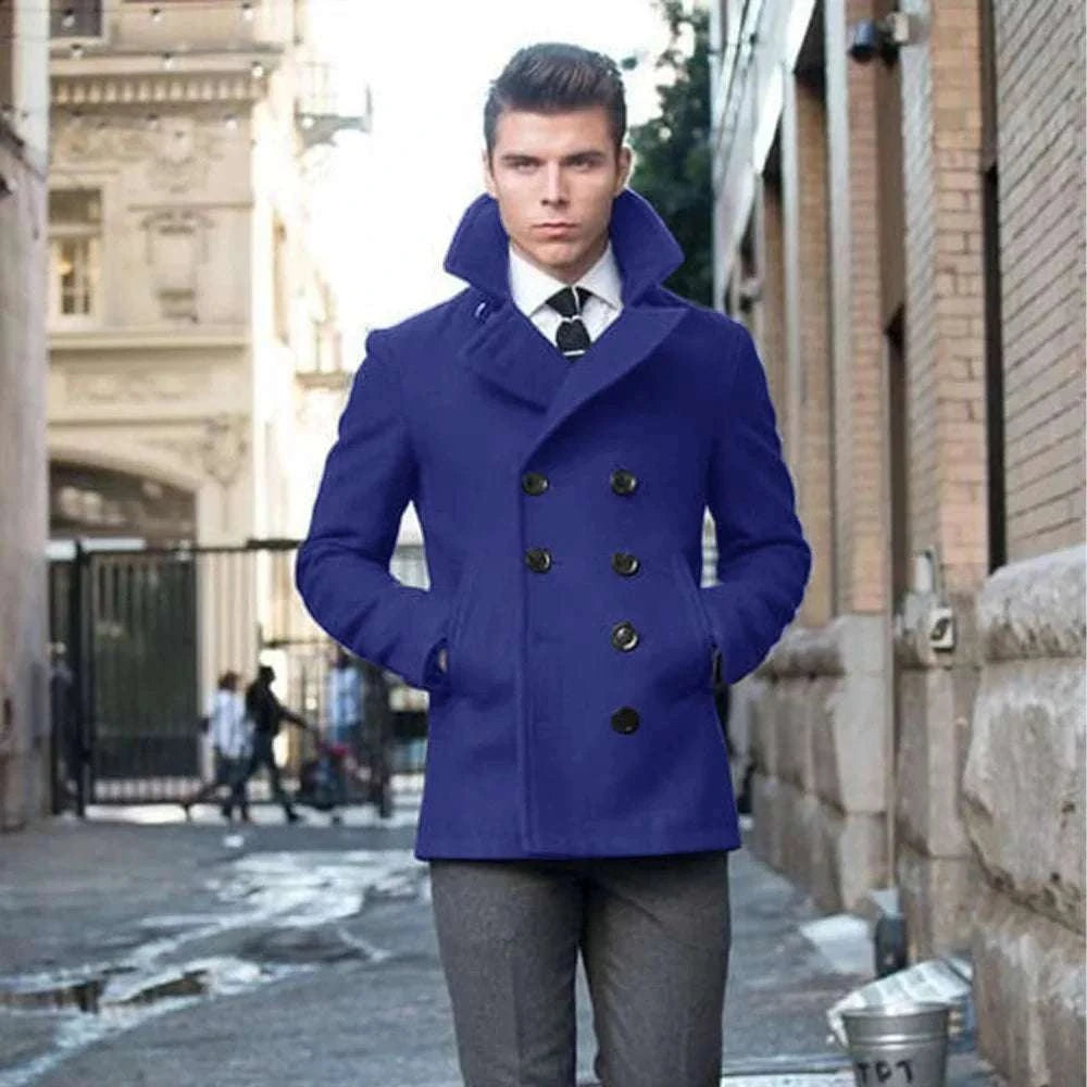 Coat, Suit Jacket Woolen, Double Breasted, Elegant Suits for Men Koala Sydney 