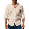 Cotton-Linen Henley Shirt Koala Sydney 
