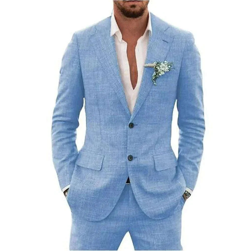 Men's Premium 2-Piece Linen Suit Koala Sydney 