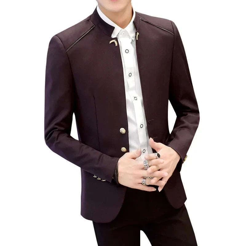 Men’s Casual Stand Collar Blazer Koala Sydney 