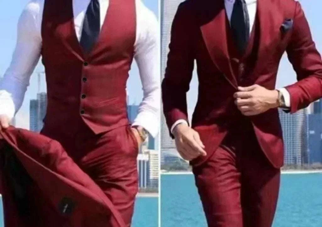 Men's 3-Piece Slim Fit Suit Set Koala Sydney 