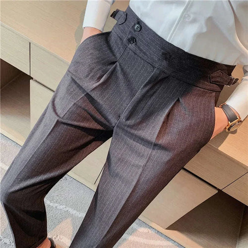 Men's British Style Slim Fit Formal Suit Pants Koala Sydney 