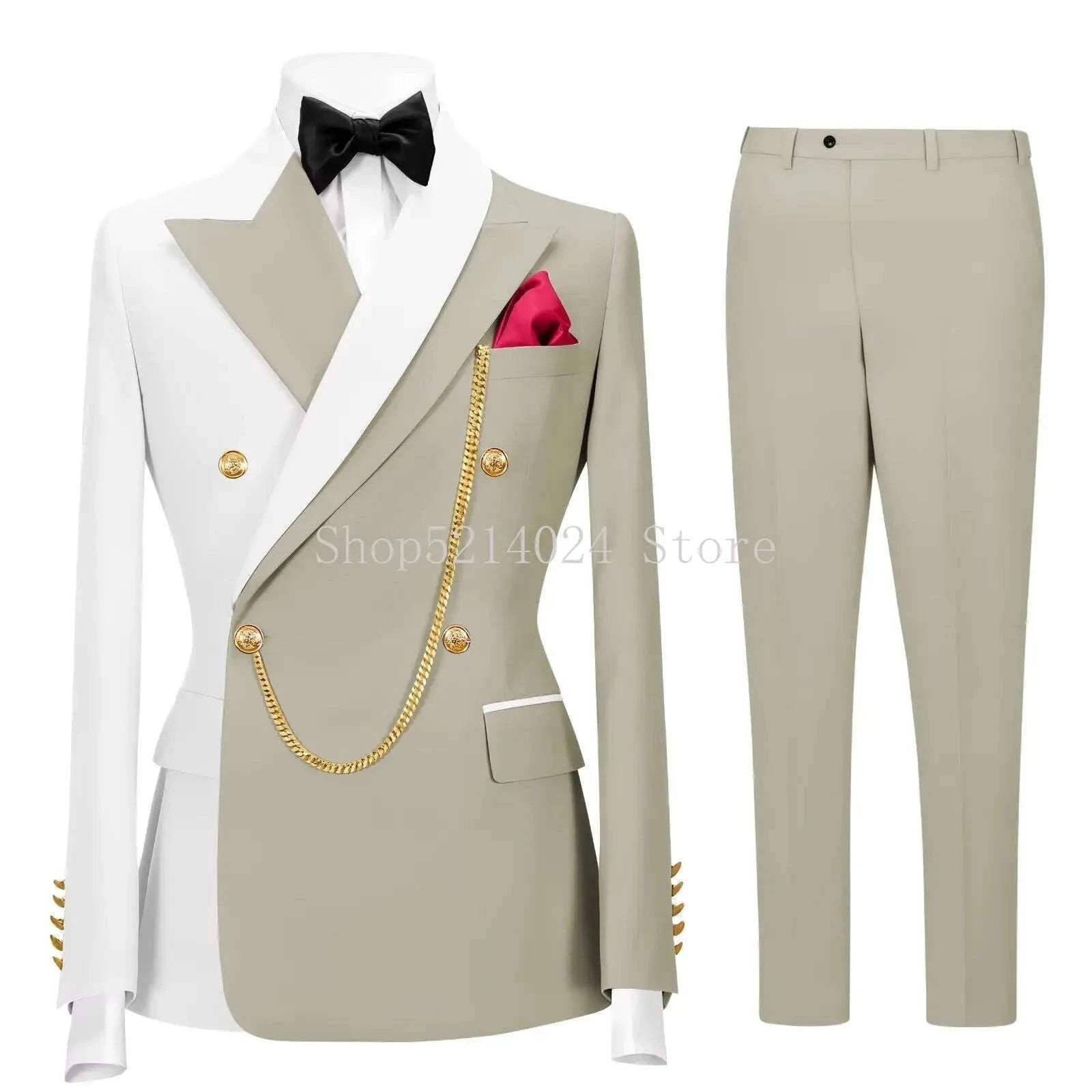 Men's Slim Fit 2-Piece Business & Formal Suit Koala Sydney 