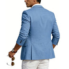 Men's Casual Linen Blazer