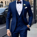 Men's 3-Piece Jacquard Business Casual Suit Set Koala Sydney 