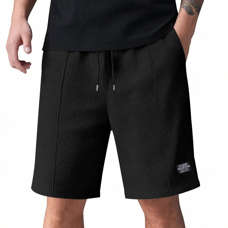 Men's Textured Casual Shorts
