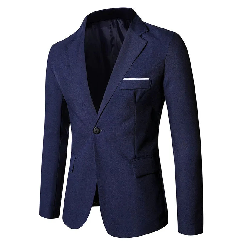 Men’s Trendy Slim Fit Business Blazer