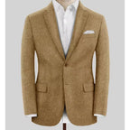 Men's Wool Blazer Single Breasted Slim Fit Suit Jacket