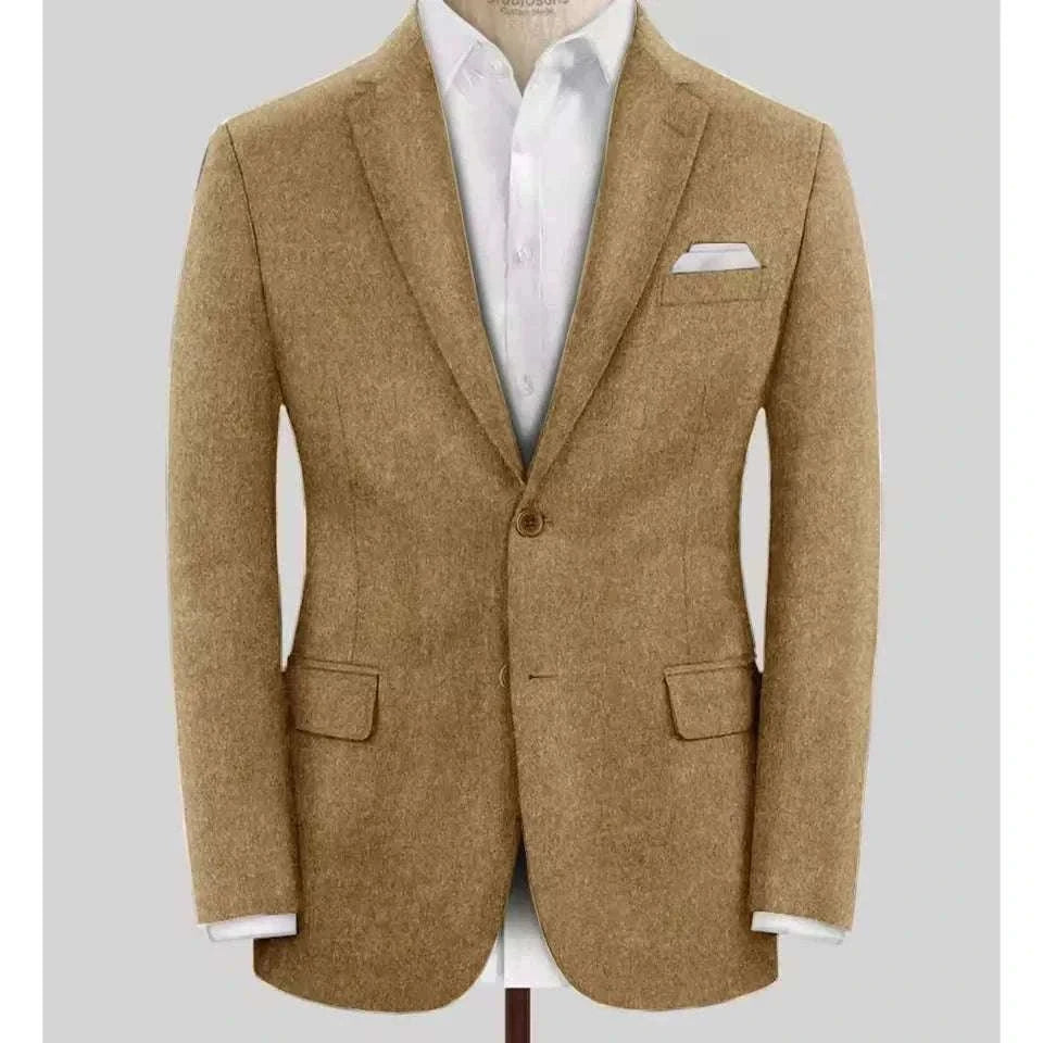 Men's Wool Blazer Single Breasted Slim Fit Suit Jacket Koala Sydney 
